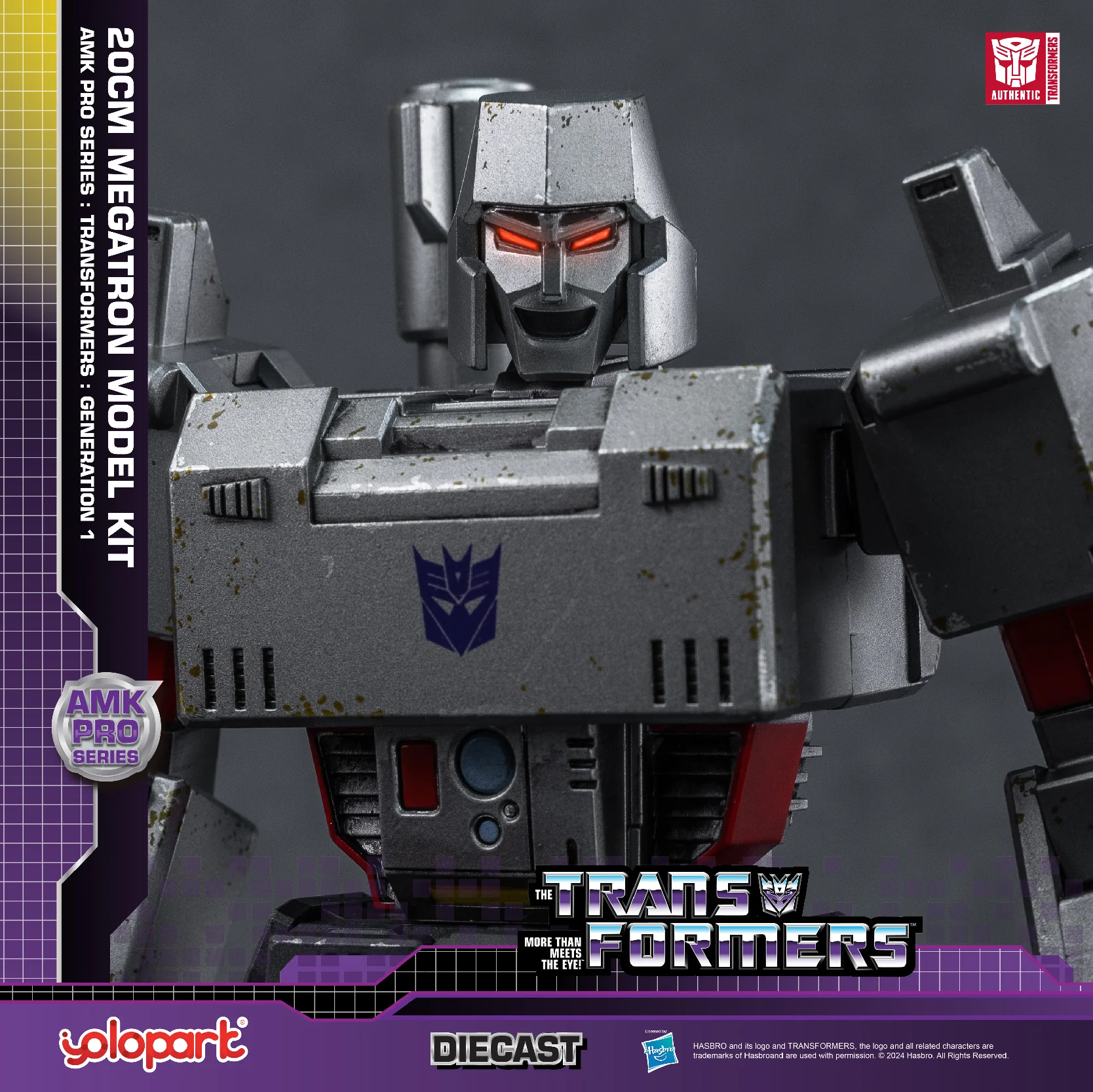 Megatron (20cm) Diecast AMK PRO Series - Transformers Generation One Model kit