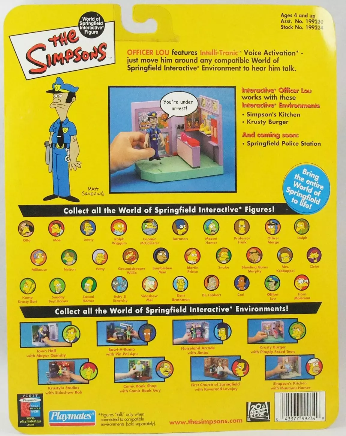 Oficial Lou Los Simpsons Playmates