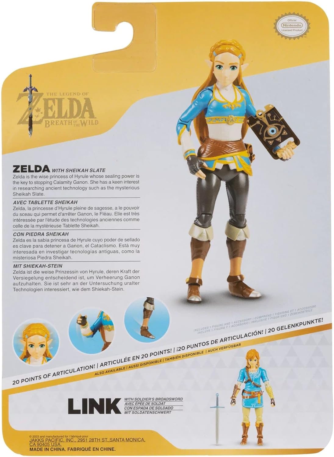 Figuras de Zelda, Link & Metroid - 5 pulgadas
