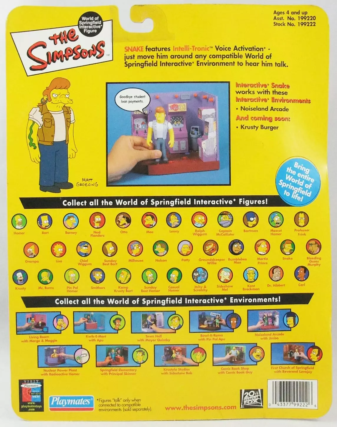 Los Simpsons Snake Playmates