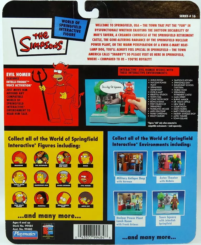 Homero Diablo Los Simpsons Playmates