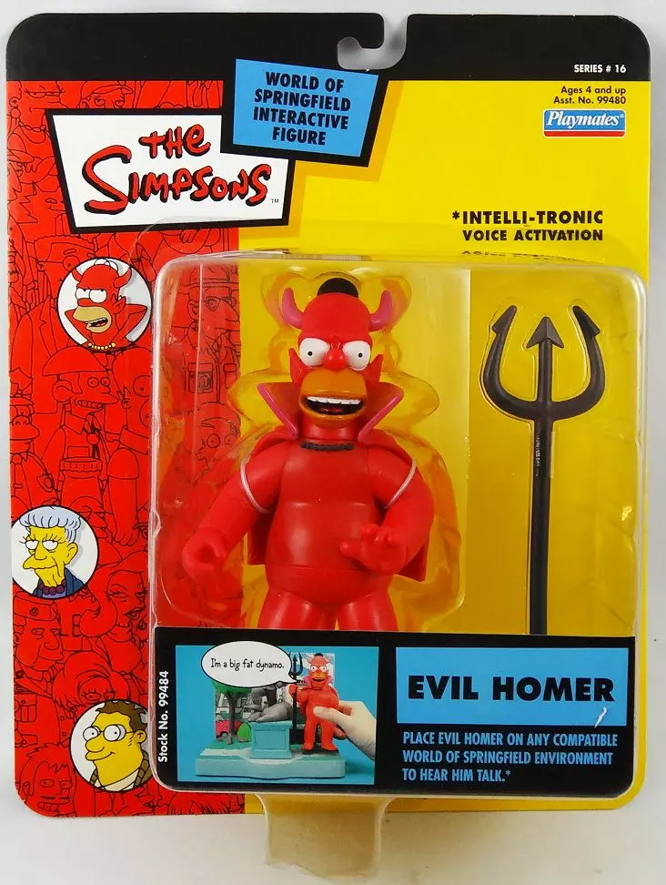 Homero Diablo Los Simpsons Playmates