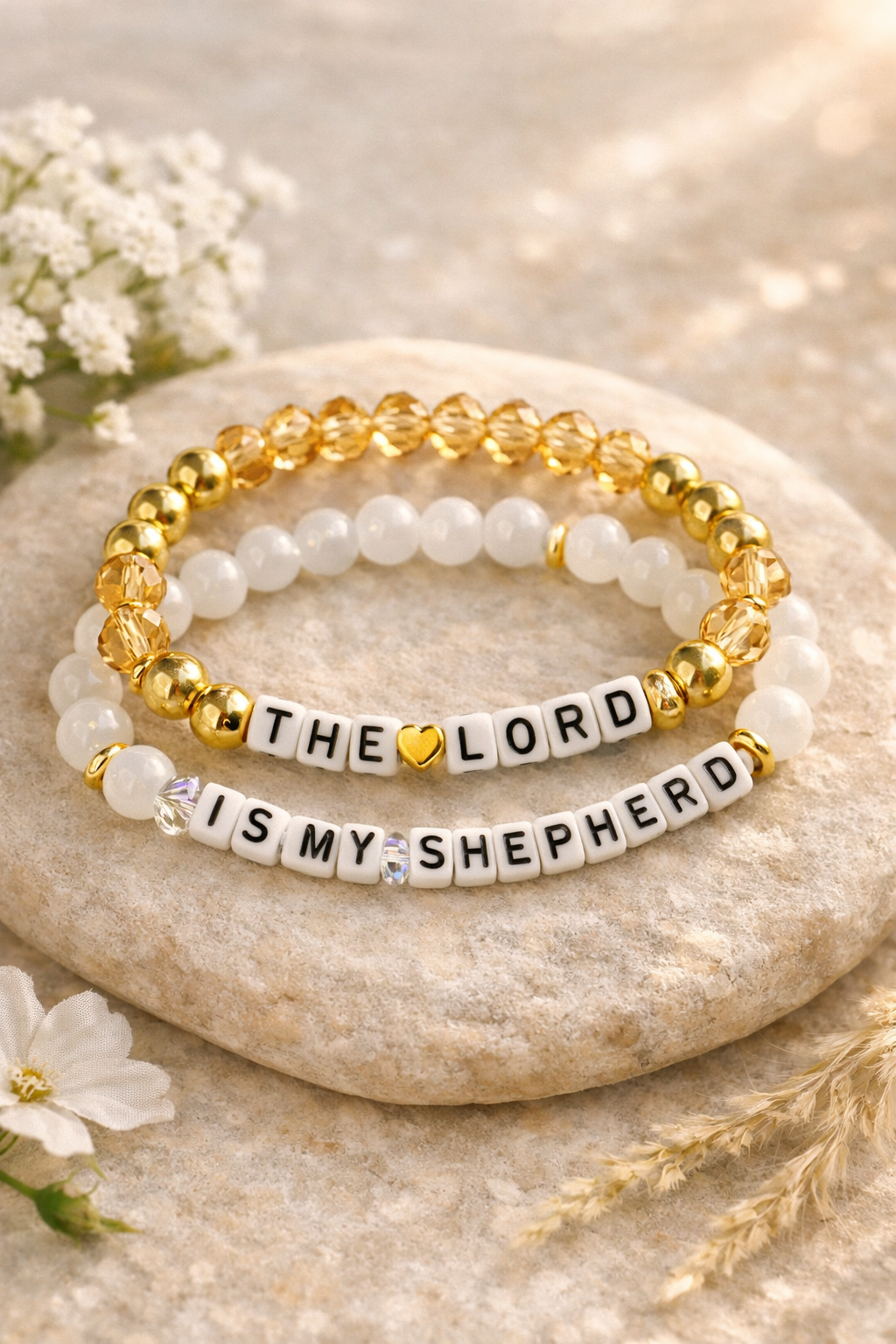 The Lord Is My Shepherd Bracelet Set
