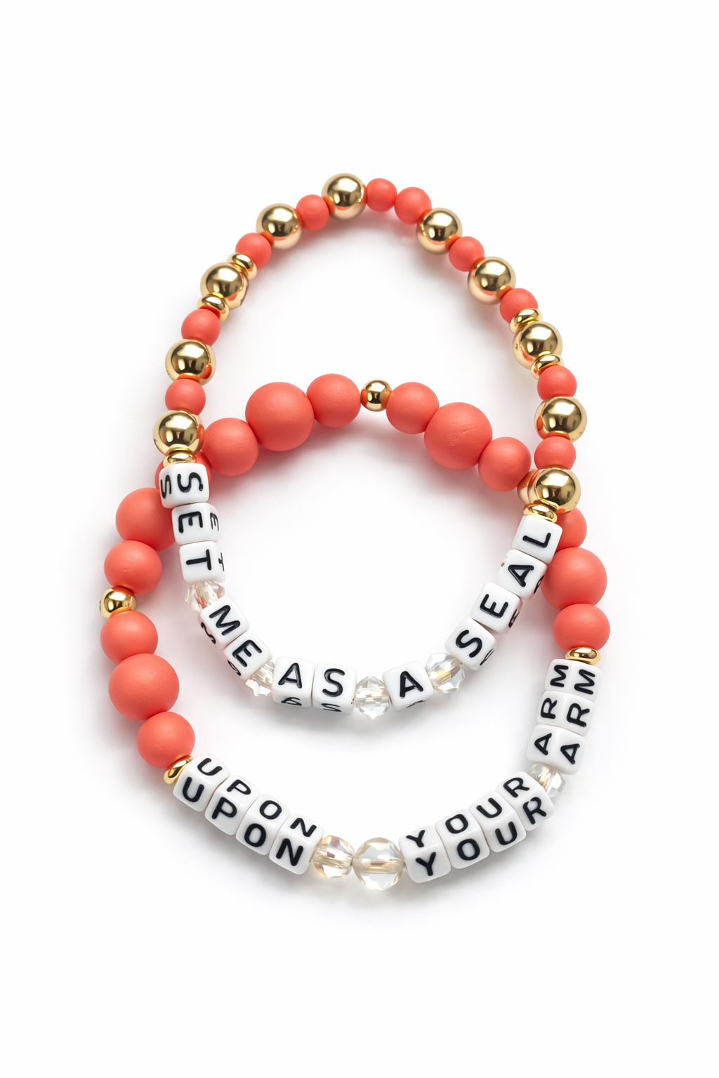 As a seal upon your arm Bracelet Set