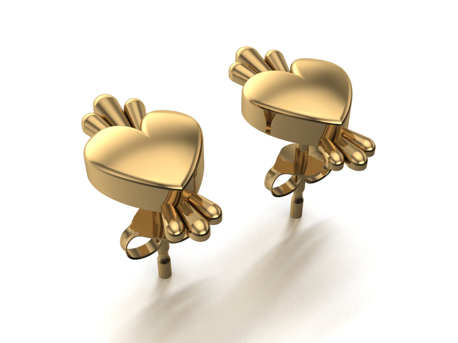 Aretes Milagrito 6 petalos