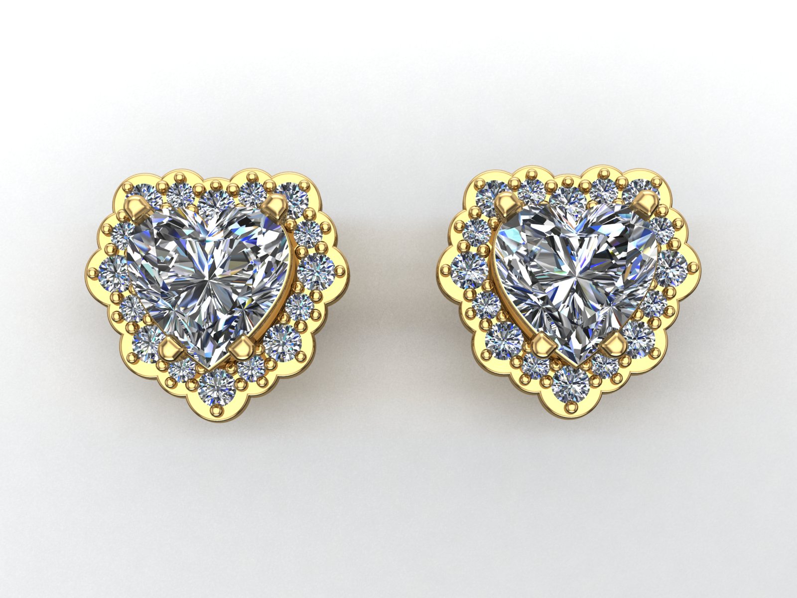 Aretes Corazon Alora