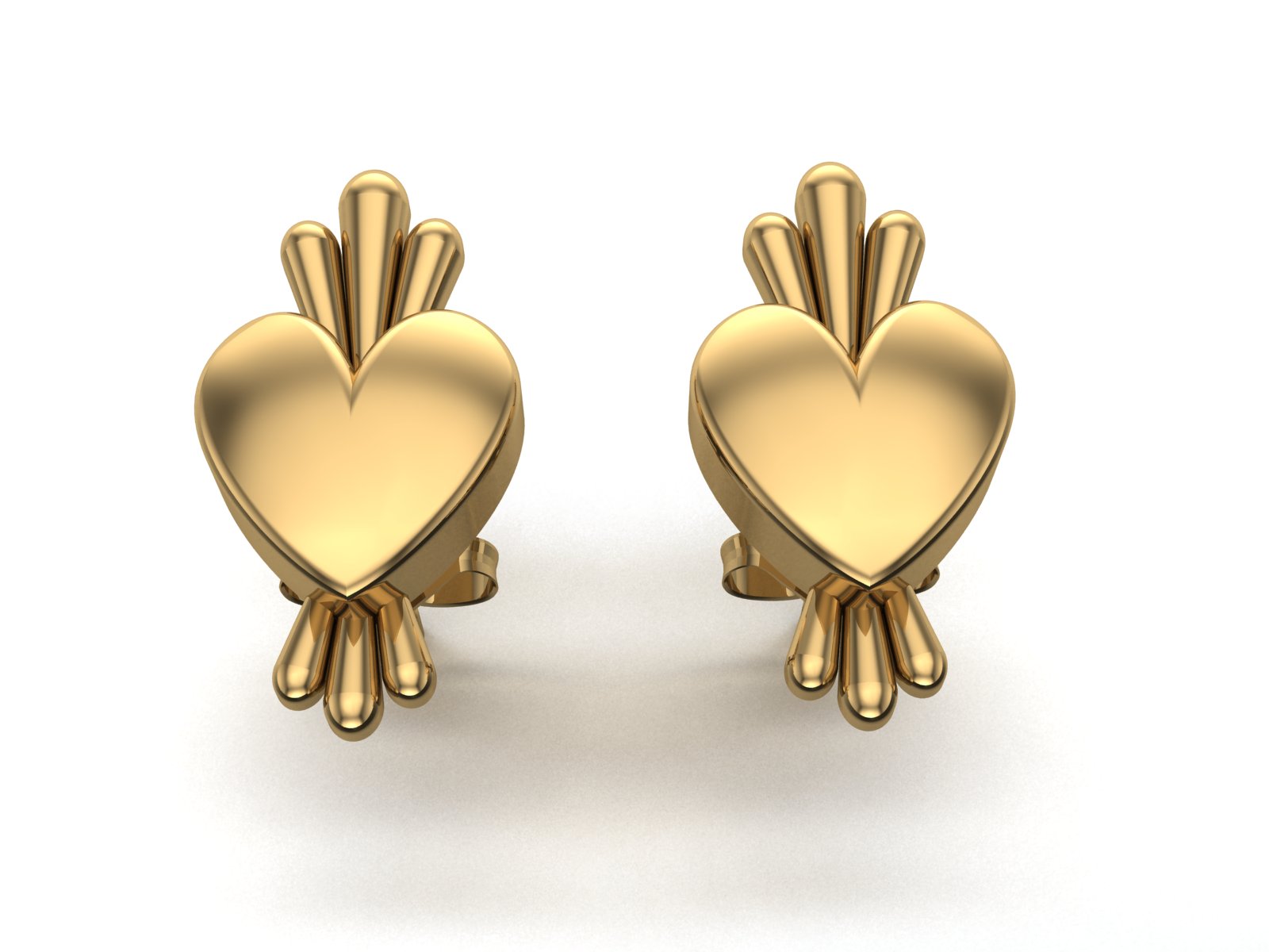 Aretes Milagrito 6 petalos