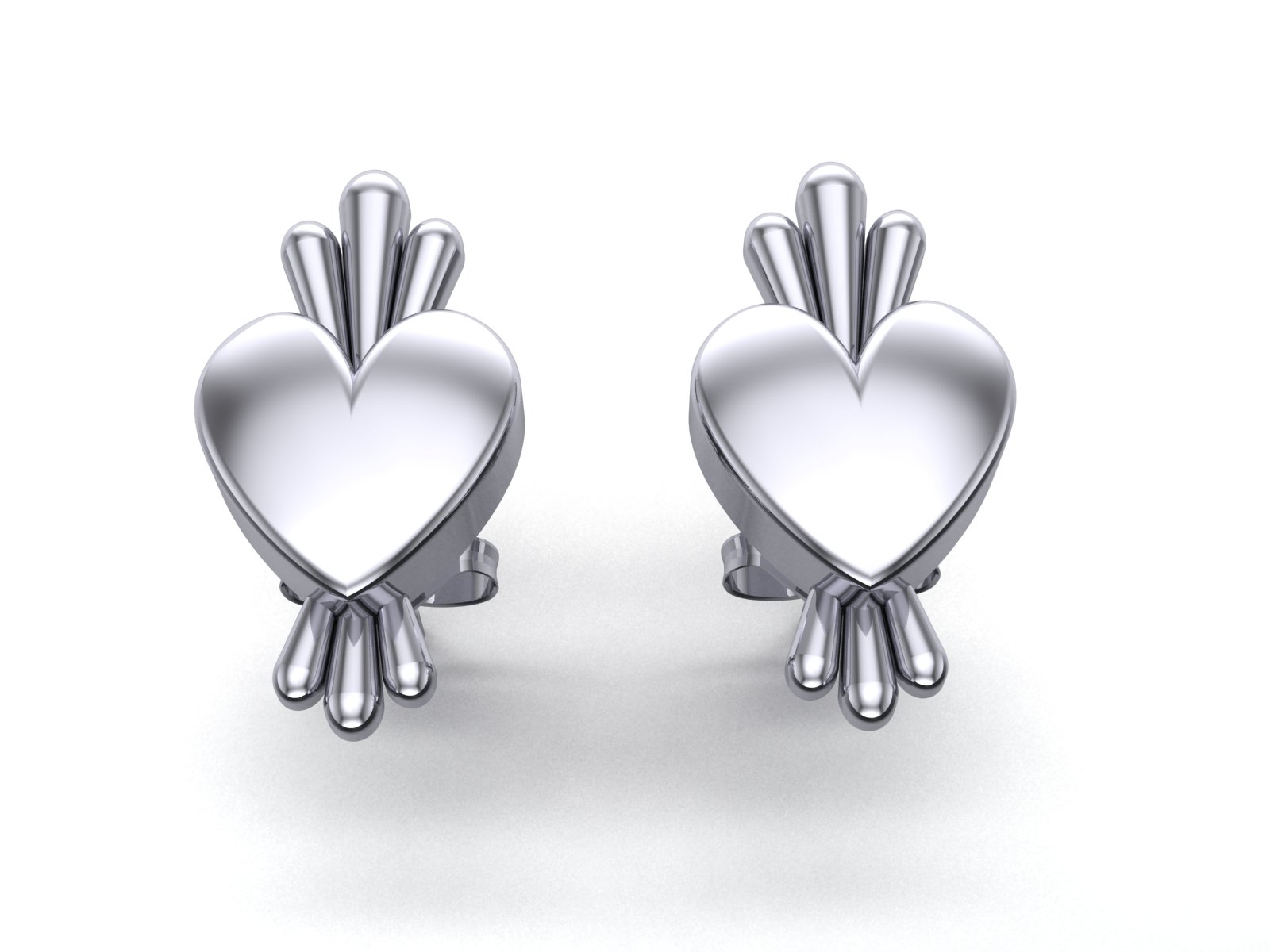 Aretes Milagrito 6 petalos