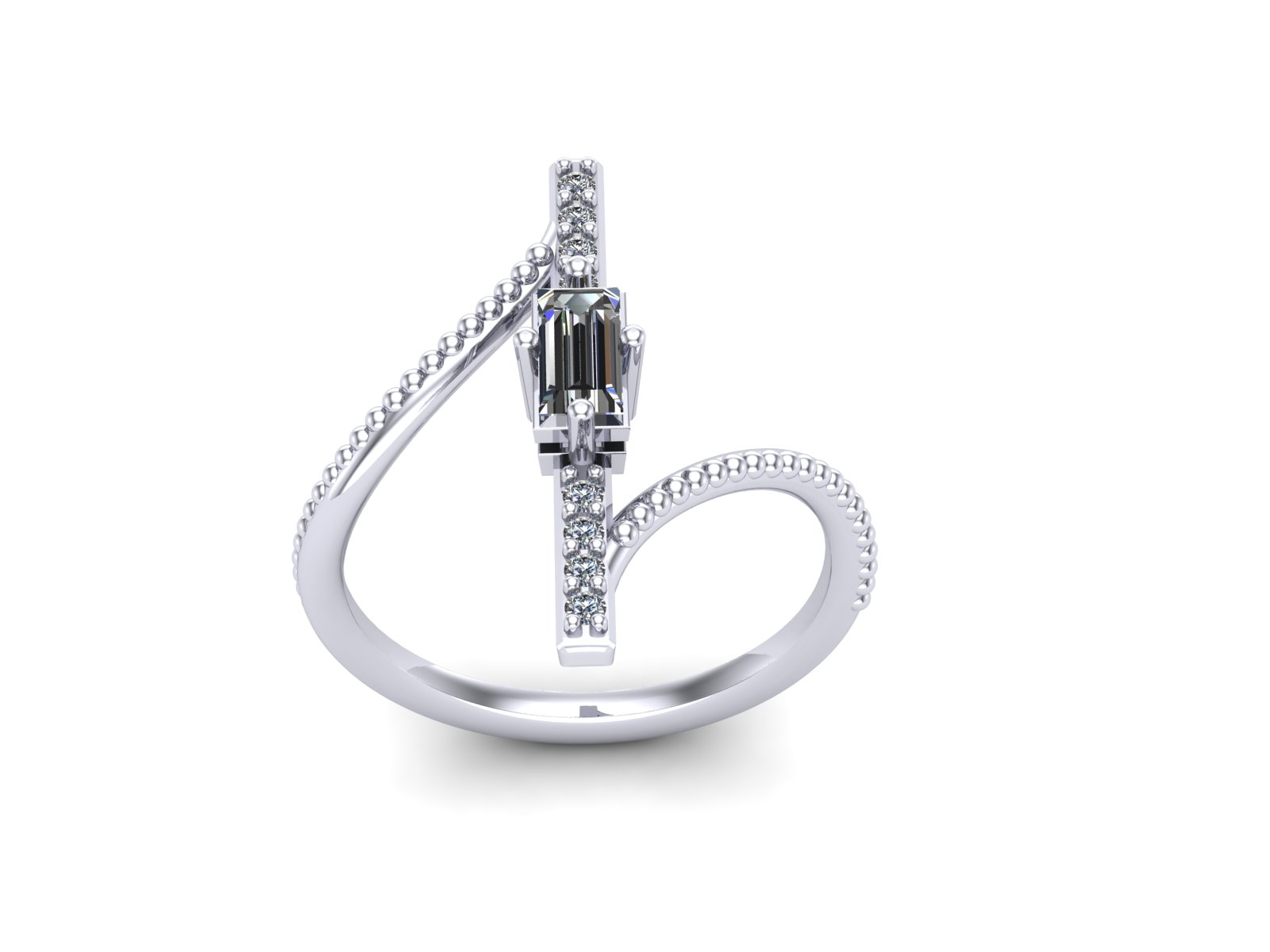 Anillo Baguette