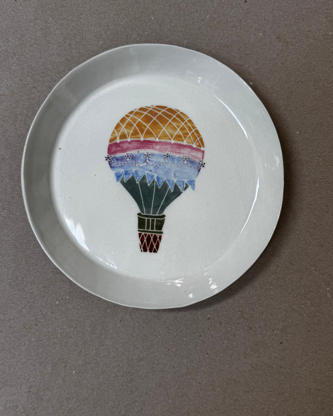 Hot Air Balloon Plate
