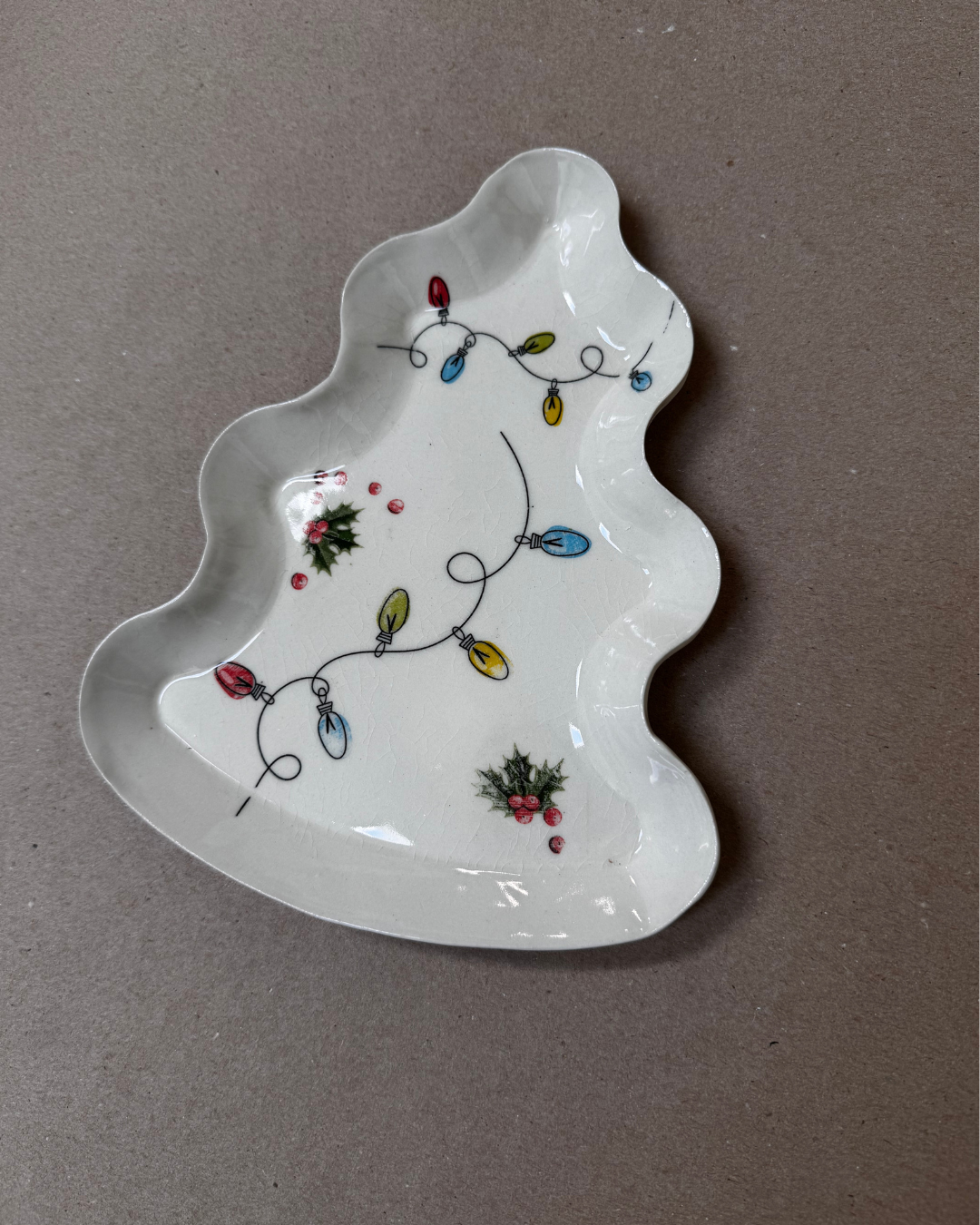 Christmas Tree Shaped Plate