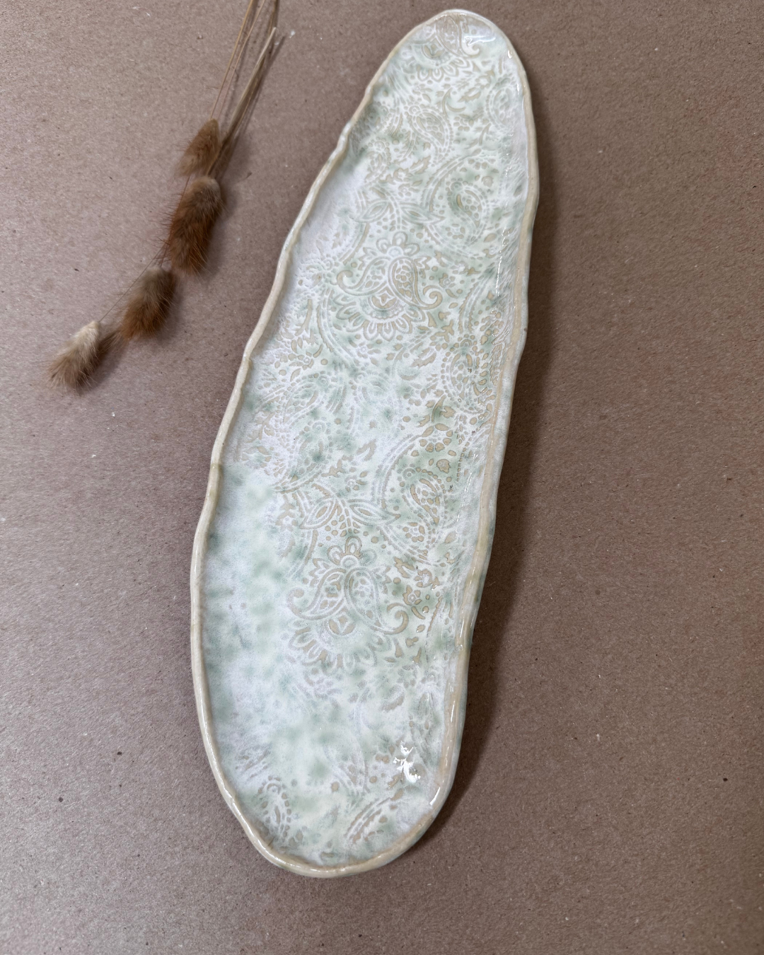 Handcrafted Ceramic Serving Tray