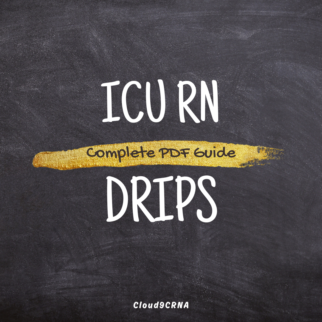 ICU RN IV Drips Bundle