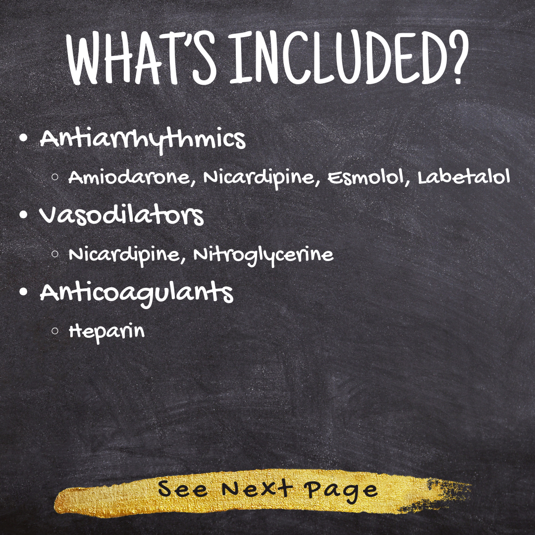 ICU RN IV Drips Bundle