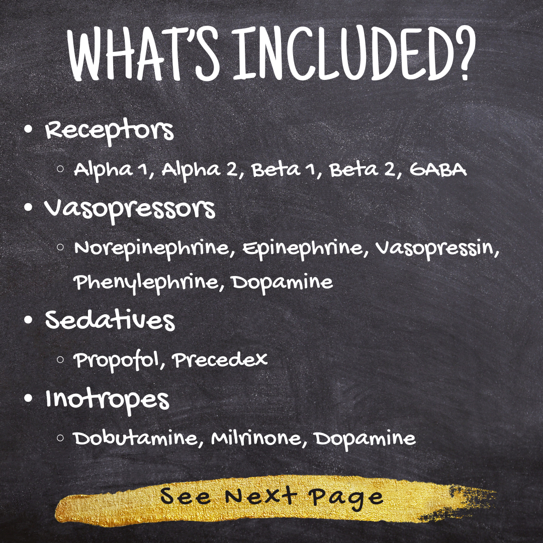 ICU RN IV Drips Bundle