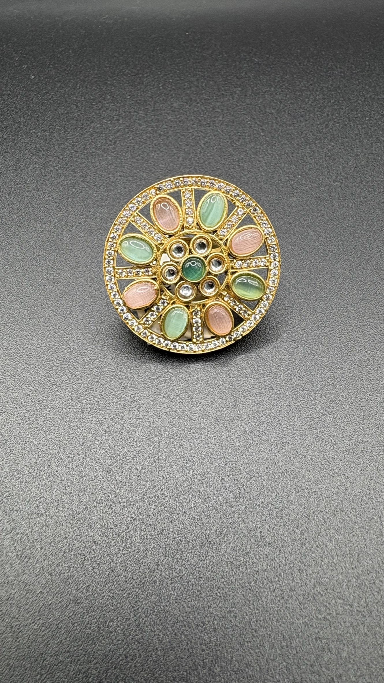 Elegant Gemstone Statement Ring