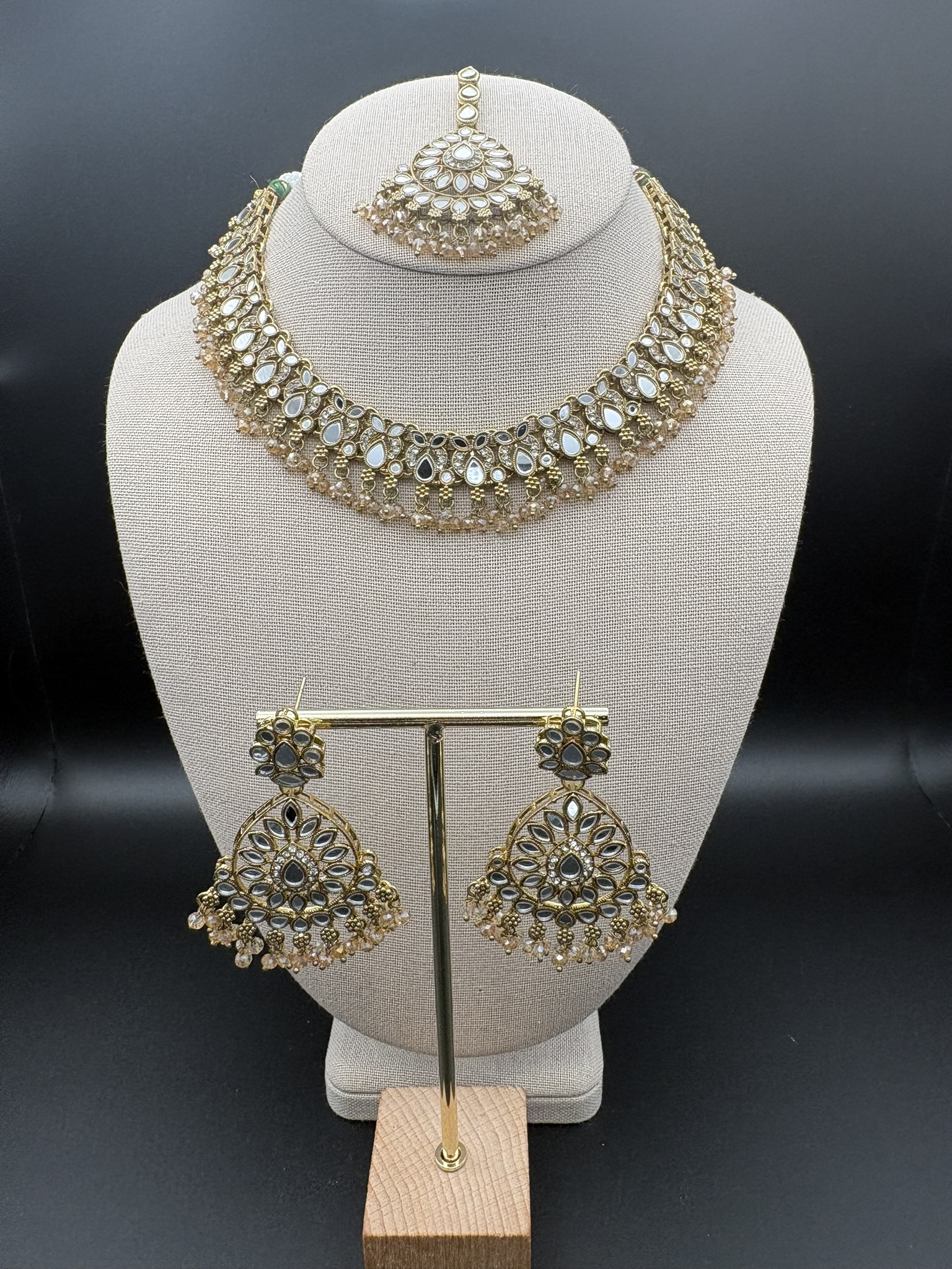 Mirror work Necklace Set