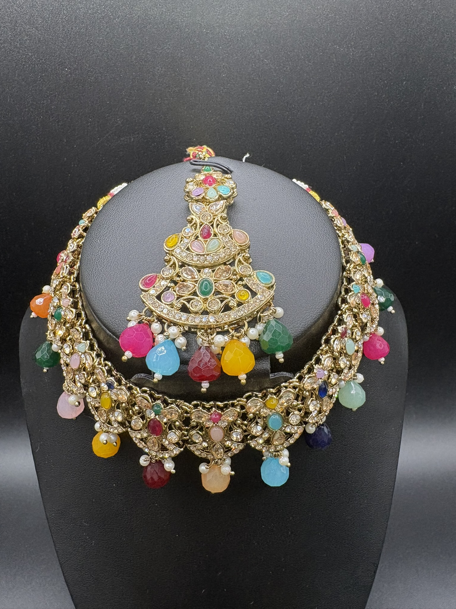 Multicolor Stone Jewelry Set
