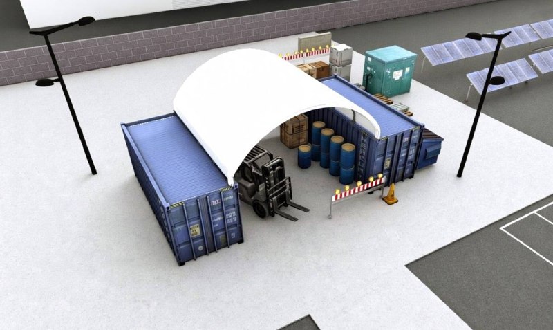 20ft x 20ft Container Dome (6m x 6m)