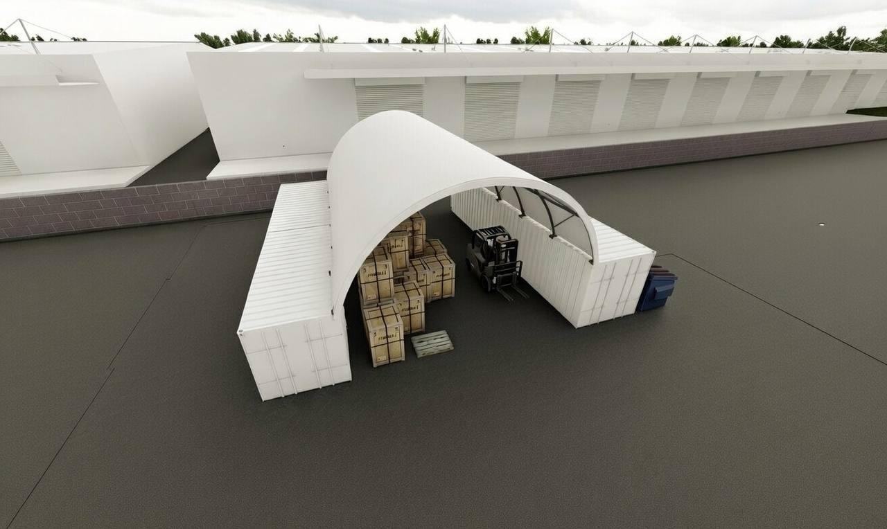 26ft x 40ft Container Dome (8m x 12m)