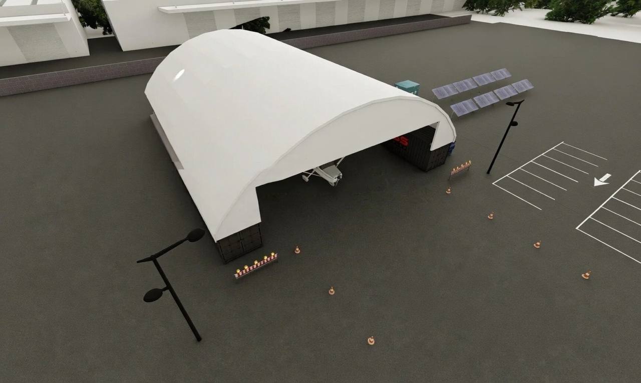 60ft x 80ft Container Dome (18m x 24m)