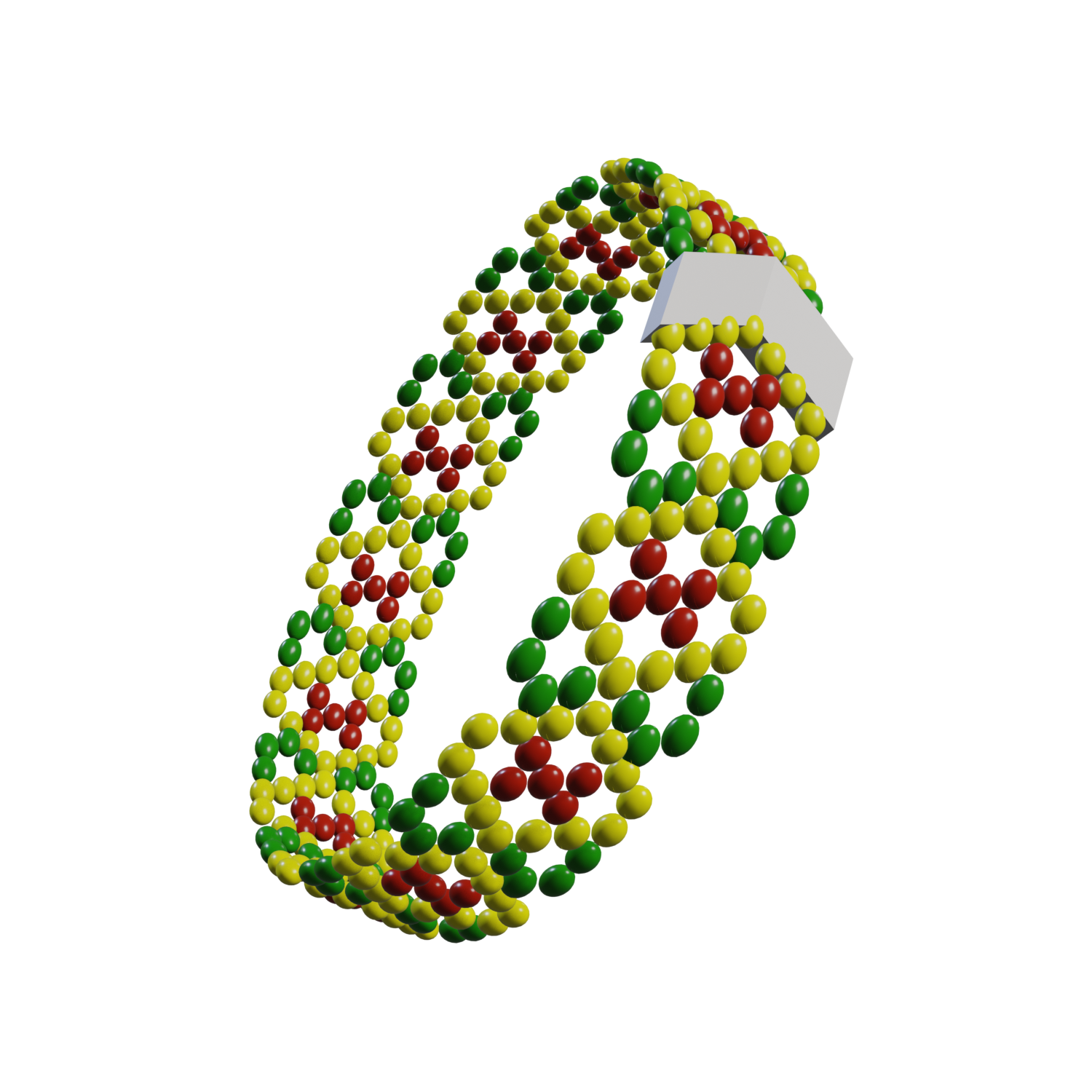 Bracelet perlé africain