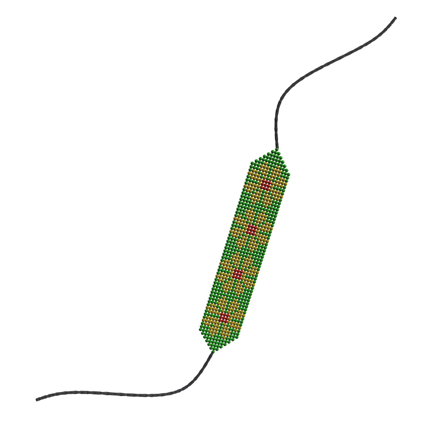 Bracelet en perles africaines