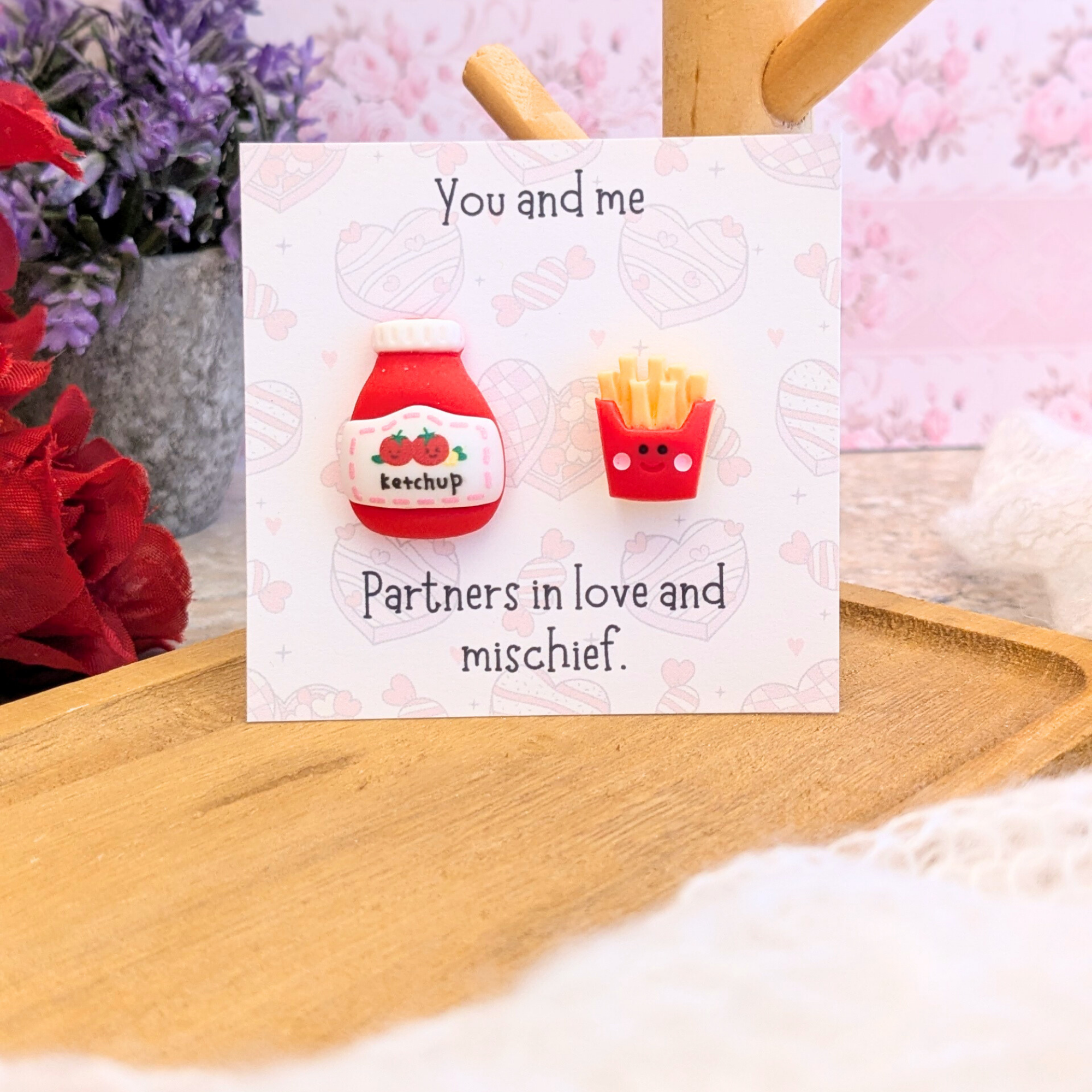 Ketchup and Fries Set Pocket Hug 