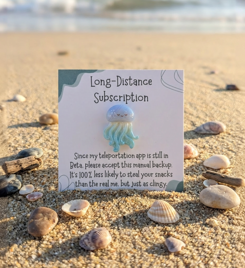 Jellyfish Pocket Hug – Long Distance Relationship Keepsake Gift