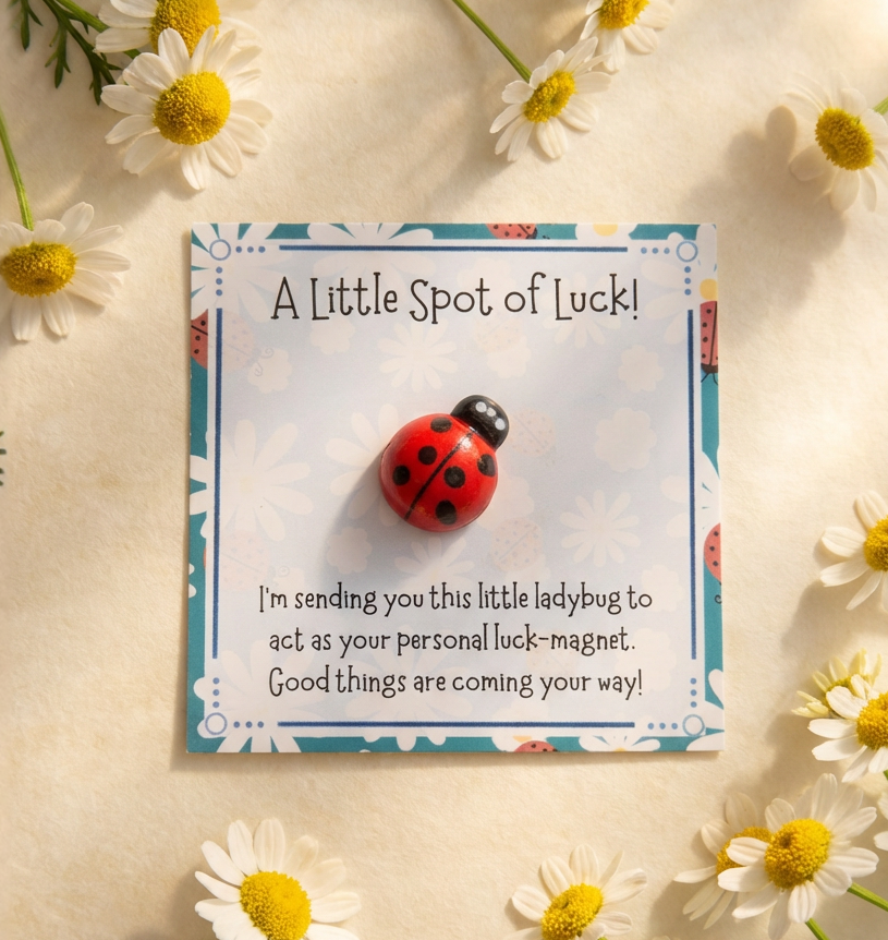 Pocket Full of Luck – Ladybug Emotional Support Hug
