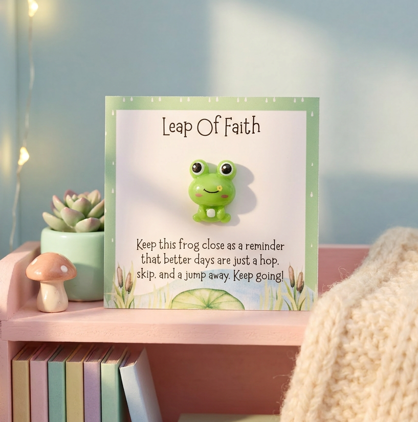 Tiny Frog Pocket Hug – Cute and Uplifting GIft