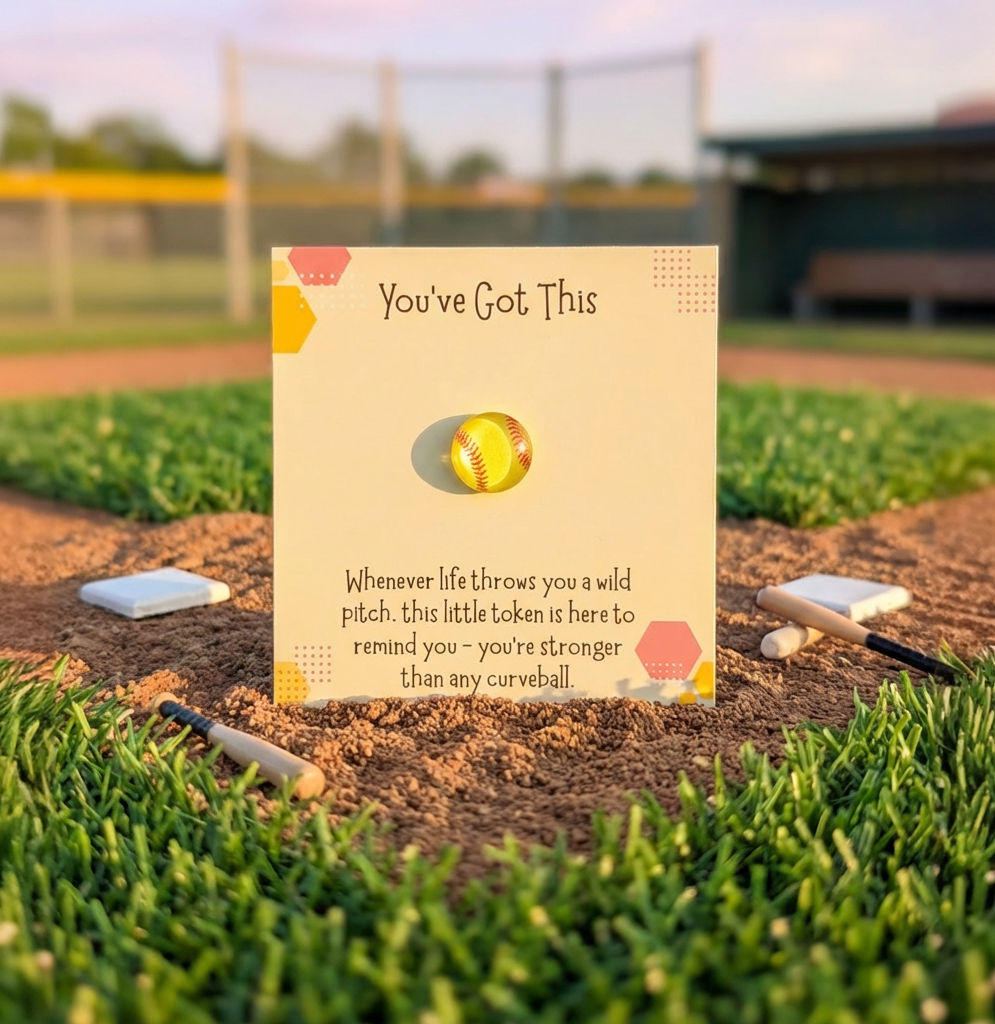 Softball Spirit Pocket Hug – A Little Boost for Every Game