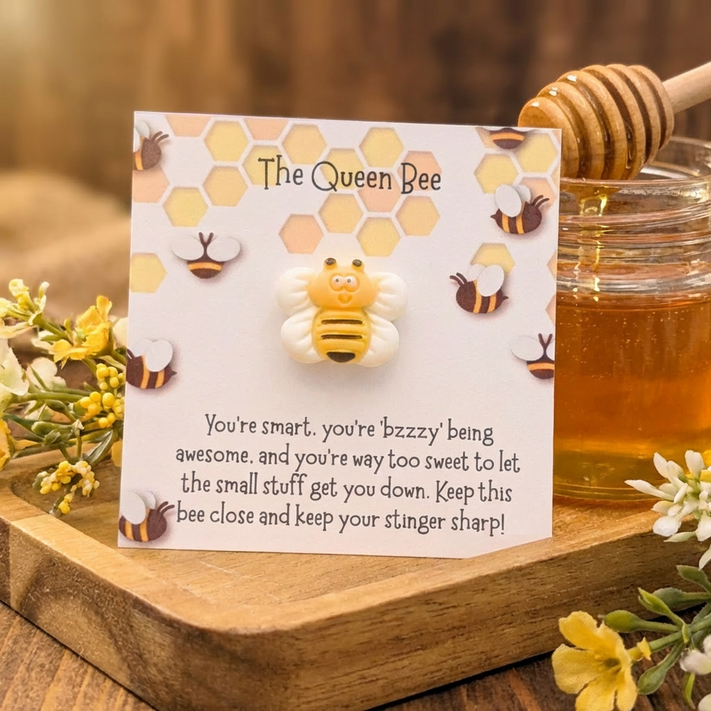 Bumble Bee Pocket Hug Emotional Support Card Keepsake Token