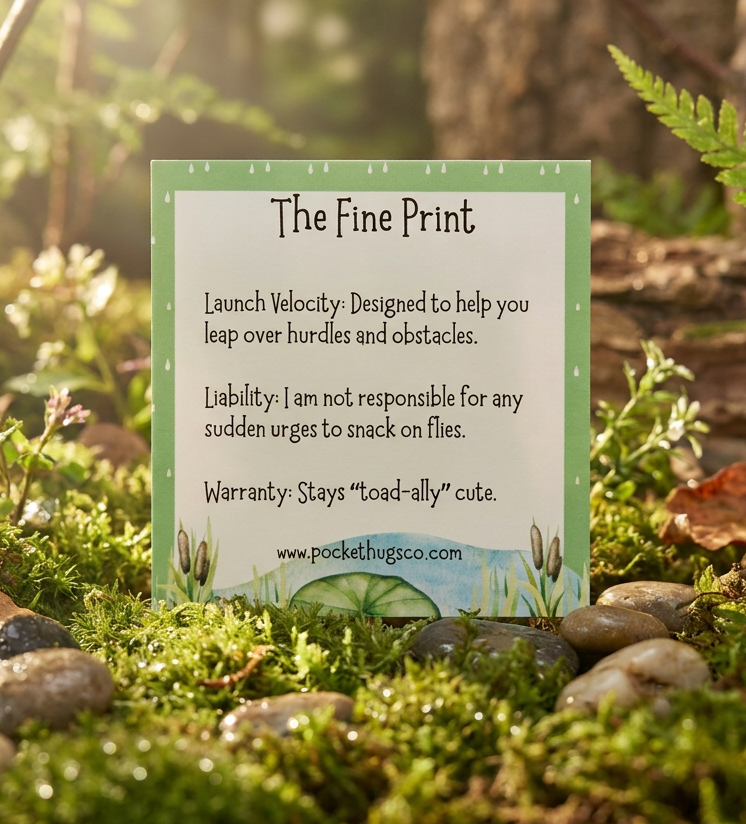 Tiny Frog Pocket Hug – Cute and Uplifting GIft