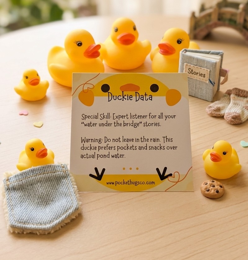 Little Duckie Pocket Hug – A Tiny Splash of Comfort