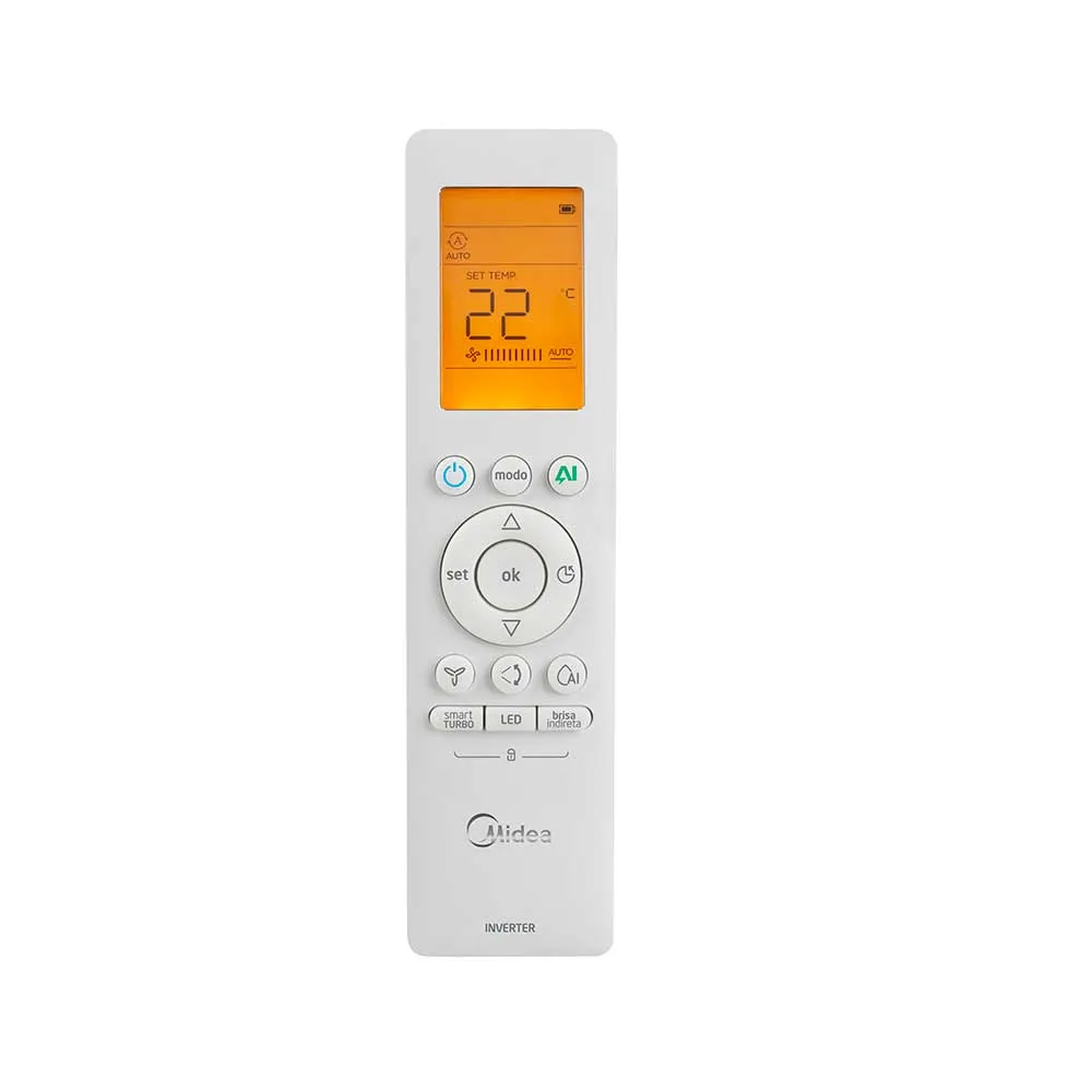Split Hi-Wall Midea Ai Ecomaster 12.000 BTU/h Quente/Frio 220V
