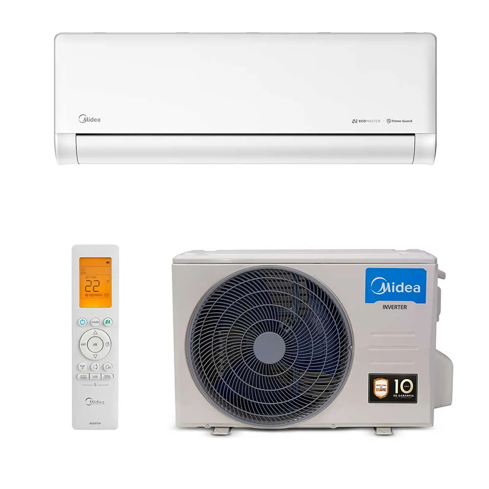 Split Hi-Wall Midea Ai Ecomaster 12.000 BTU/h Frio 220V