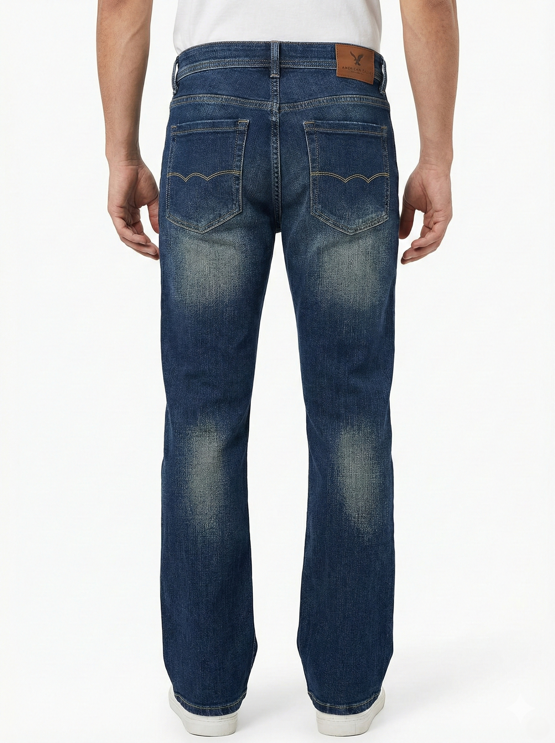 Men’s Regular Fit Blue Jeans | Classic Straight Leg Denim for Everyday Wear