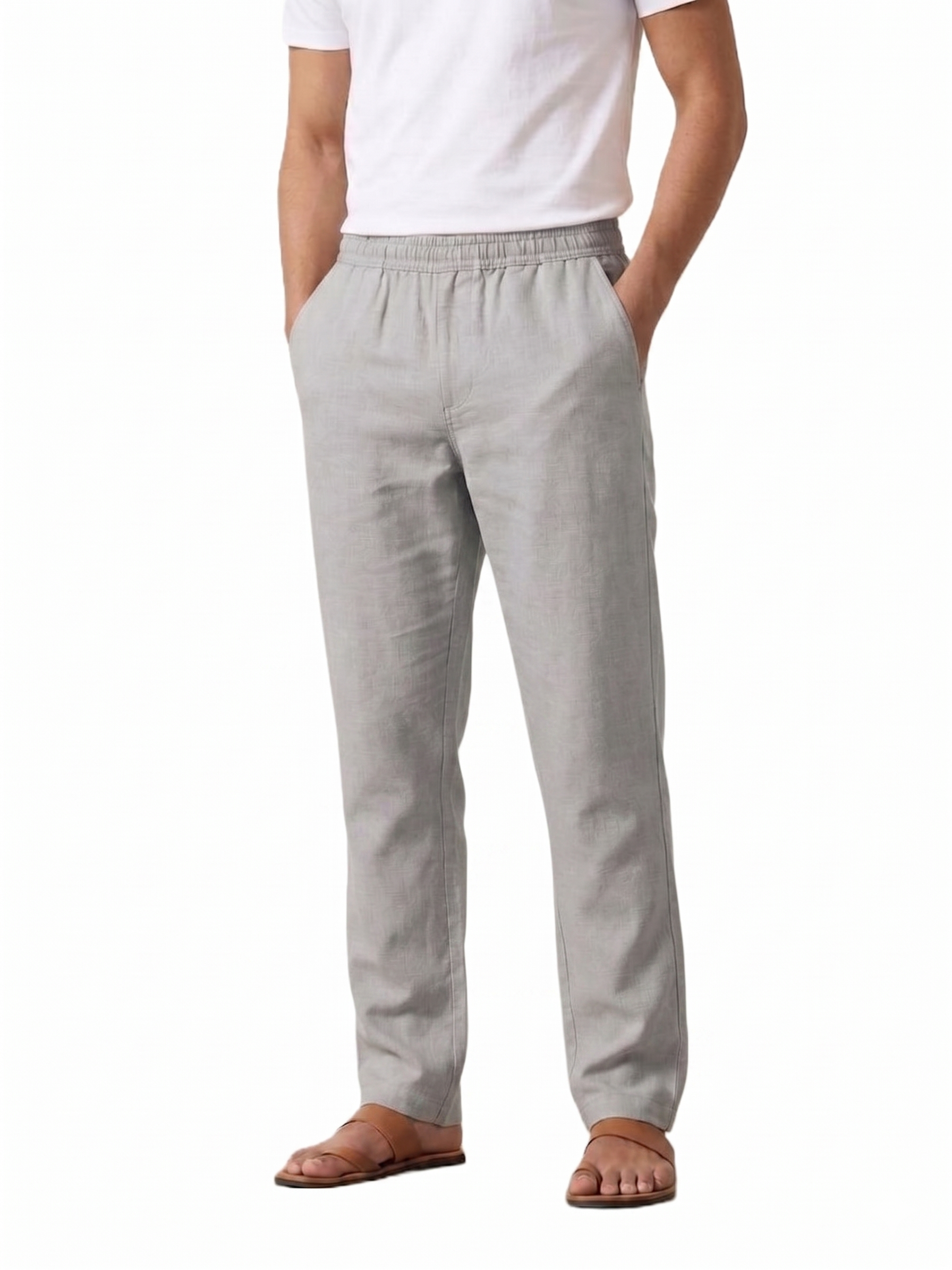 Men's Linen-Blend Pants