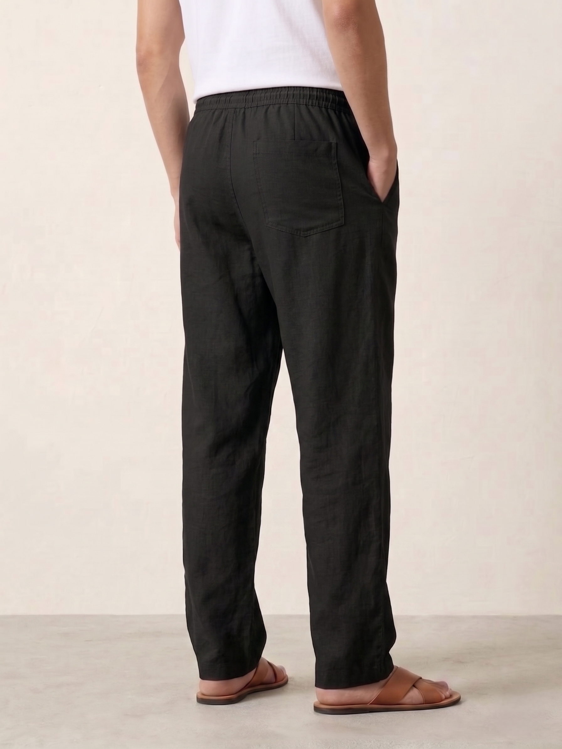 Men's Linen-Blend Pants