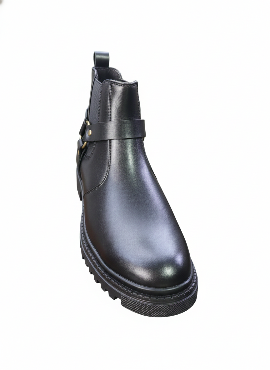 Men's 3 Strip Tie Chelsea Boots