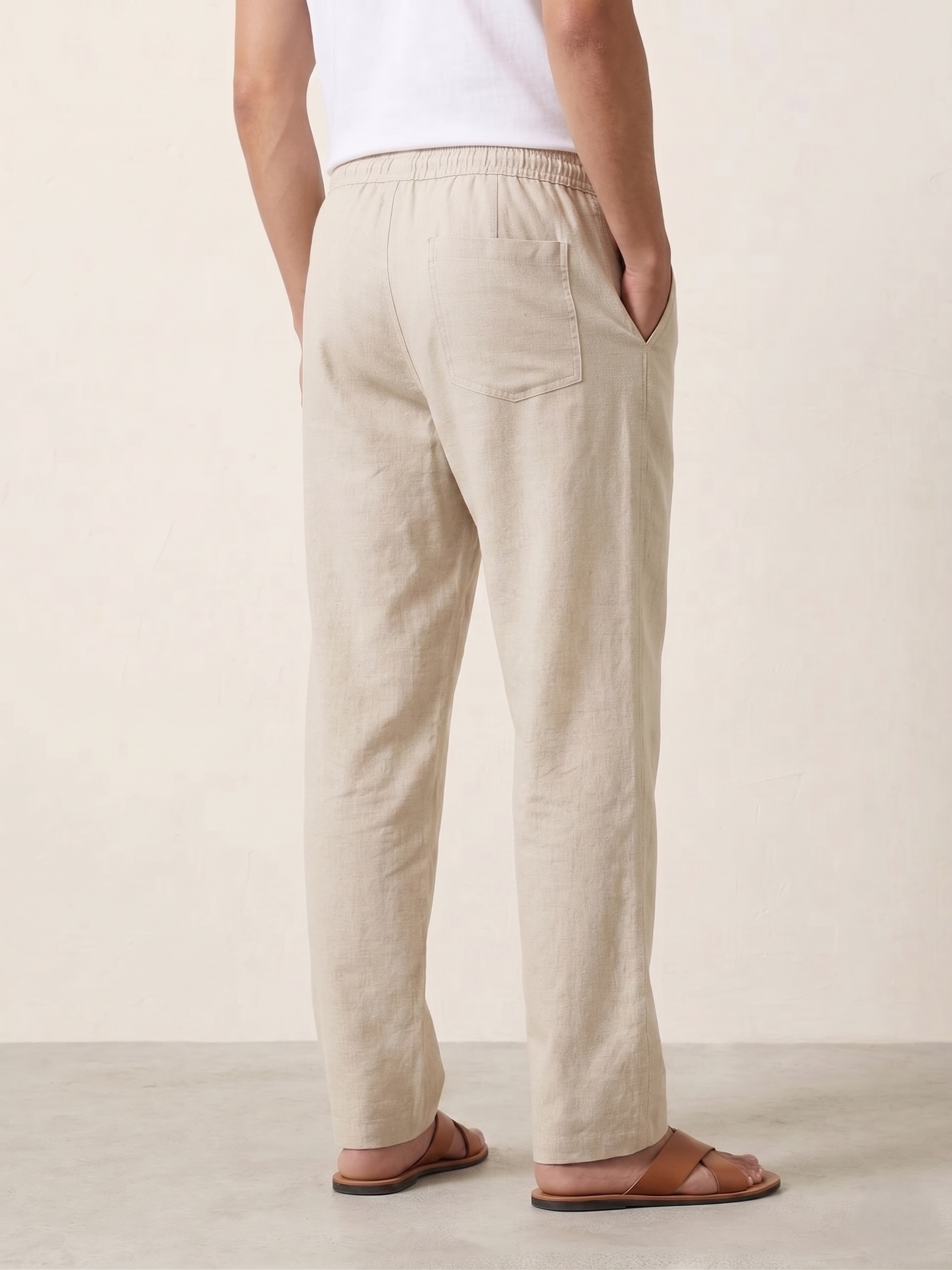 Men's Linen-Blend Pants