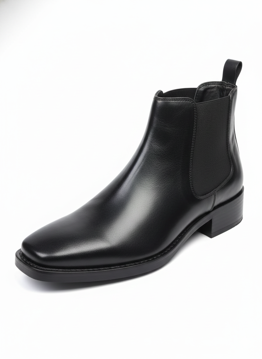Men's Classic High Heel Chelsea Boots