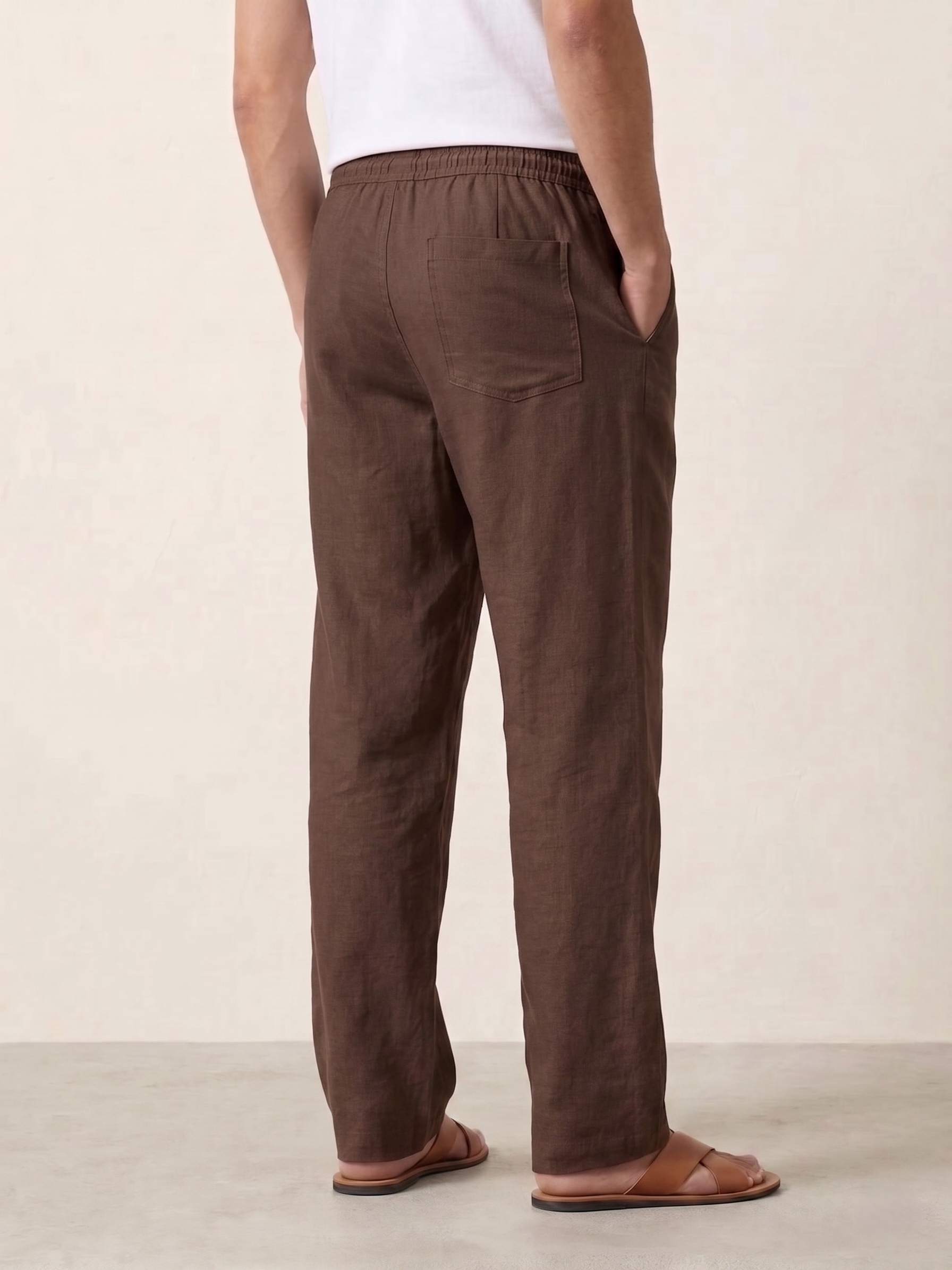 Men's Linen-Blend Pants