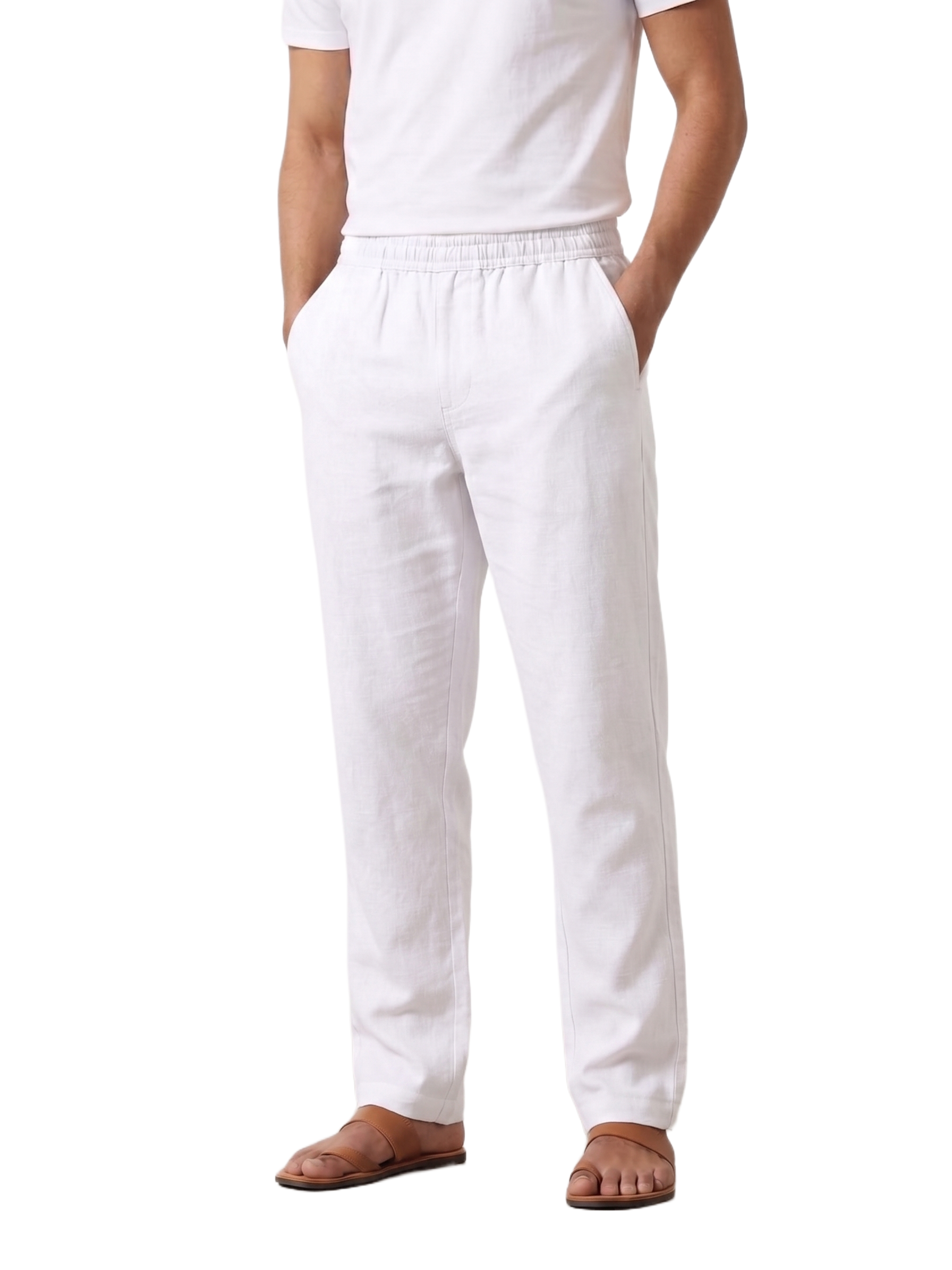 Men's Linen-Blend Pants