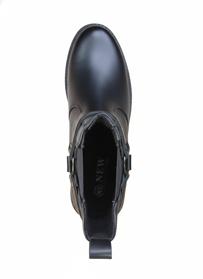 Men's 3 Strip Tie Chelsea Boots