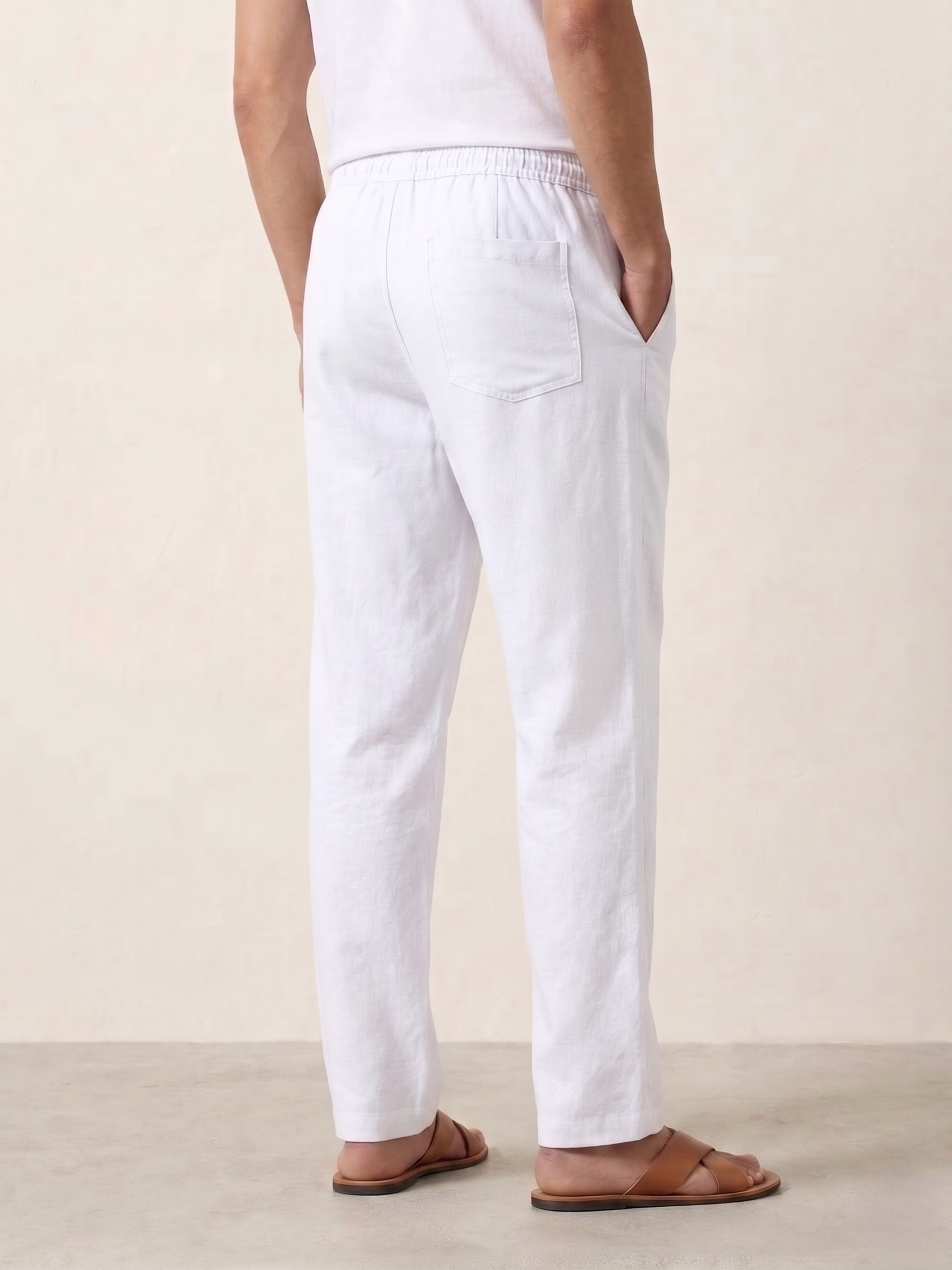 Men's Linen-Blend Pants