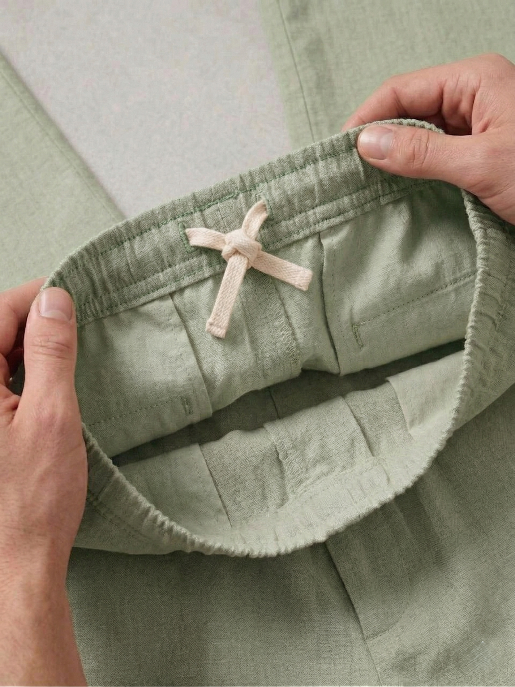 Men's Linen-Blend Pants