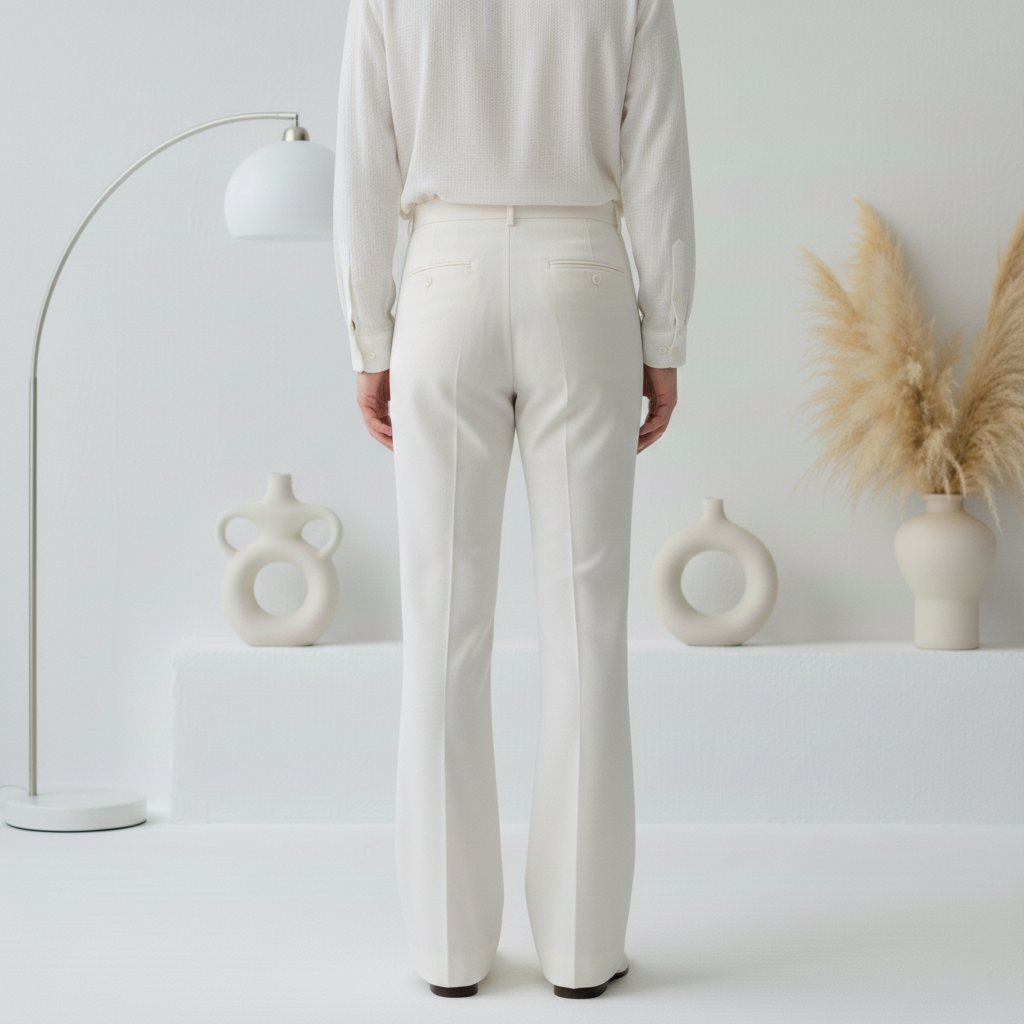 Comforts Formal Bellbottom Lycra Pant for Men