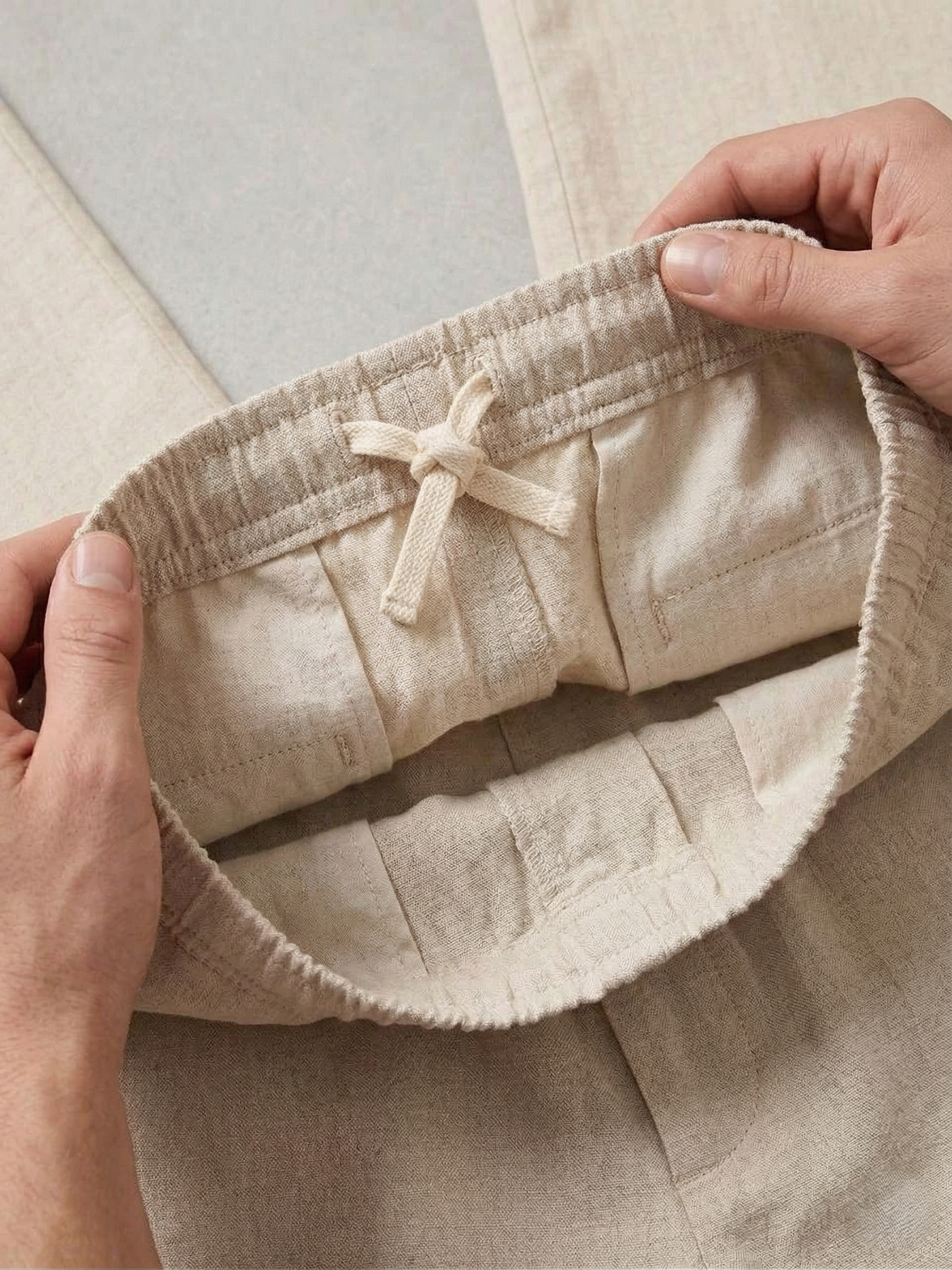Men's Linen-Blend Pants